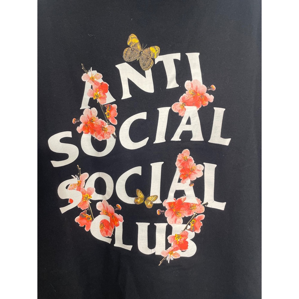 Anti Social Social Club Hoodie Kkoch Black Large - Picture 3 of 8